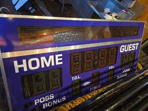 lot 5058 image: 8ft - All American Scoreboards LED Basketball Scoreboard