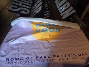 lot 15106 image: High Noon Bar Banner - College Party Promotional Sign