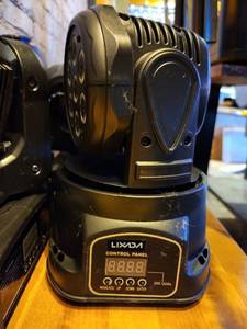 lot 9219 image: (5) Lixada DMX Moving Head Light with 7 LEDs