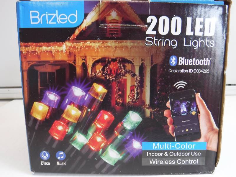 lot 1015 image: 200 led string lights bluetooth