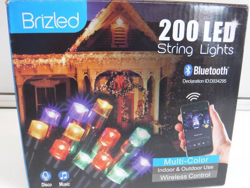 lot 1016 image: 200 led string lights bluetooth
