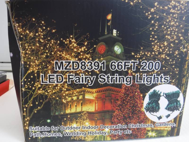 lot 1017 image: led fairy string lights