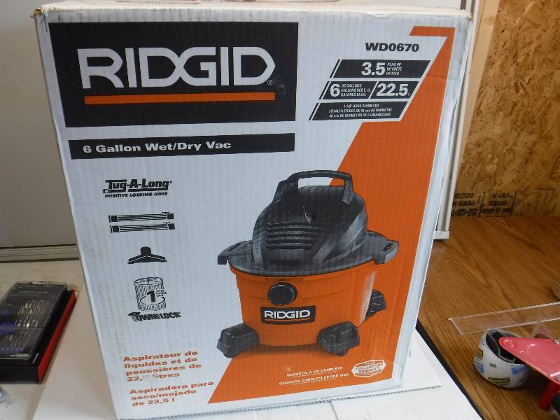lot 1024 image: ridgid shop vac