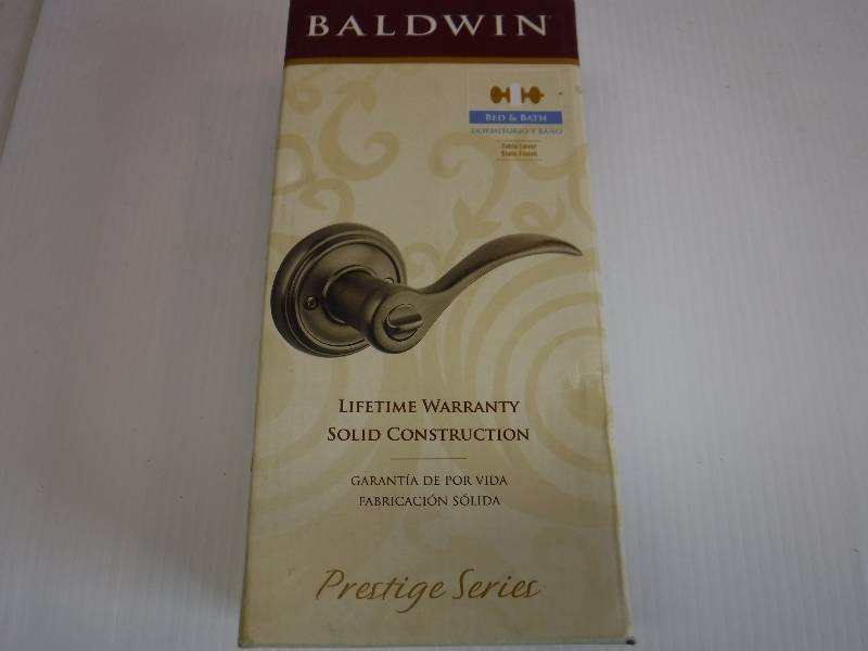 lot 1056 image: baldwin bed and bath door knob
