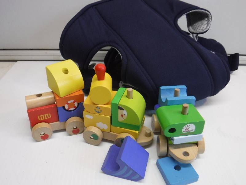 lot 1127 image: front facing baby carrier and more