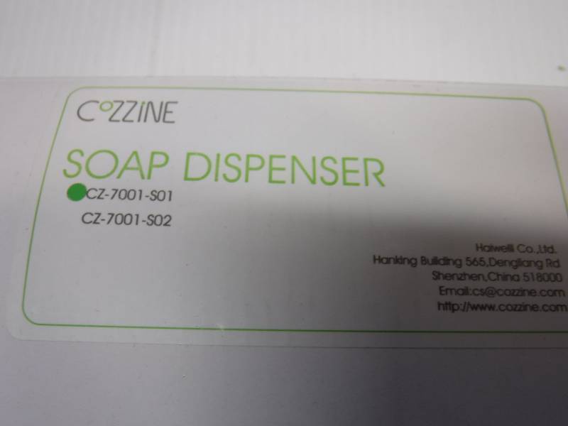 lot 1154 image: sink soap dispenser kit