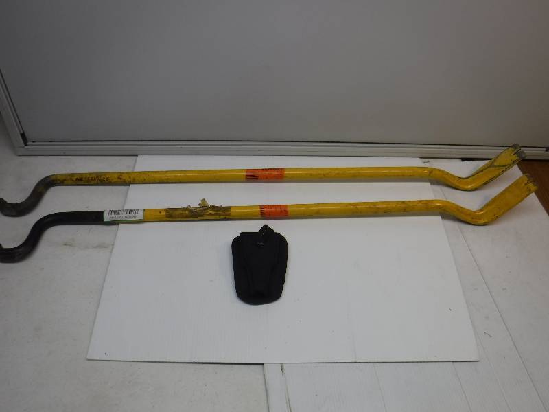 lot 1176 image: Pry Bars and tool holder