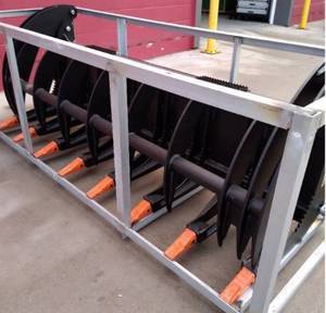 lot 103 image: Unused 78in Heavy Duty Grapple Skid Steer Attachment - 3000 PSI Clamping Force - 16MPA Operating Pressure - This Is One Of My Personal Favorites and Use One At My Place.