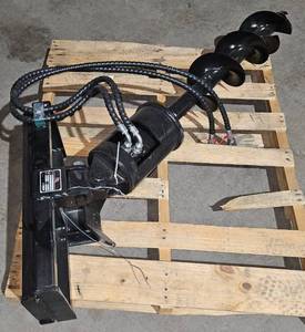 lot 217 image: Unused 2025 Auger System for Mini Skid Steer with 8in Auger Bit