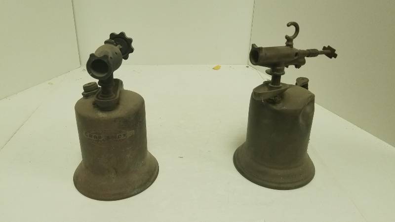lot 1270 image: Pair of vintage blow torches -