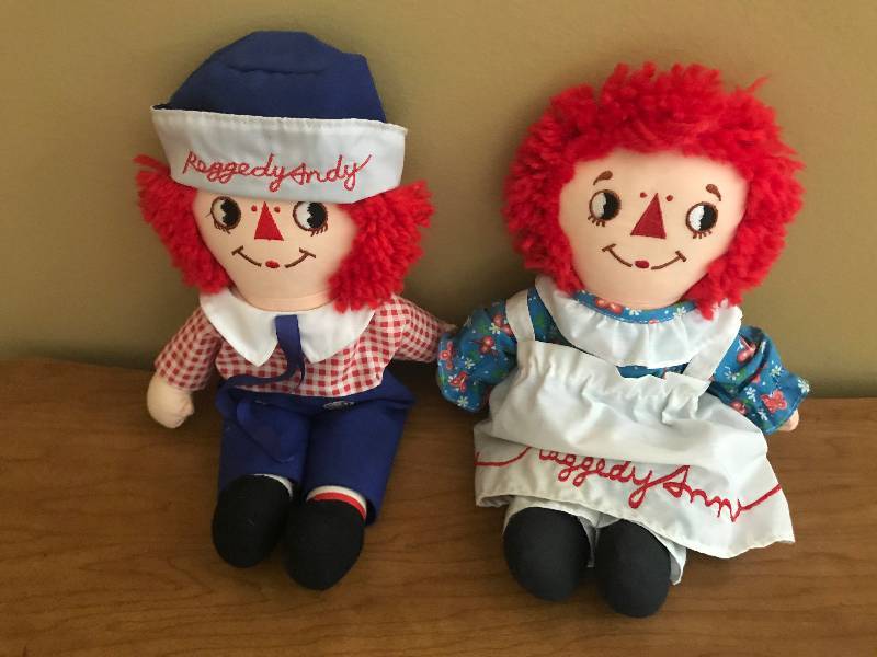 Set Of Applause Raggedy Ann And Andy Dolls Overland Park Estate