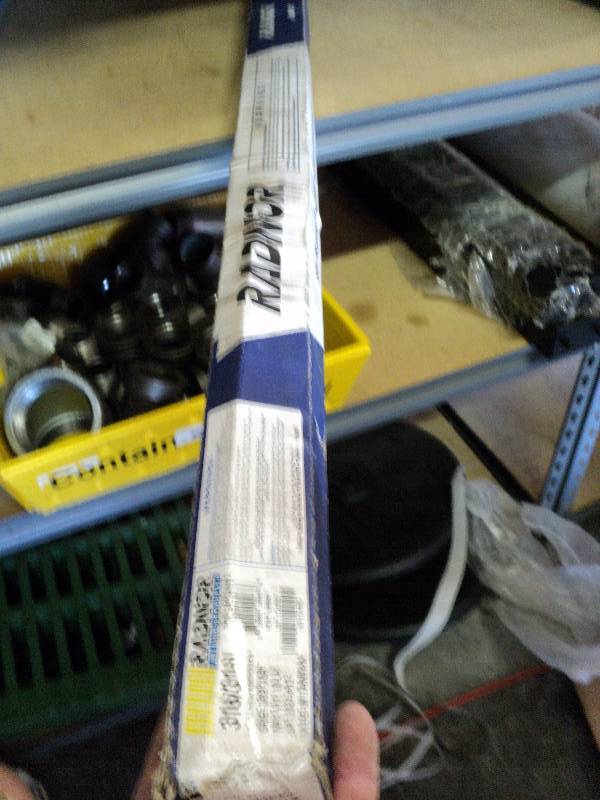 lot 1077 image: 10 LG box Radnor welding rods,  316 Stainless