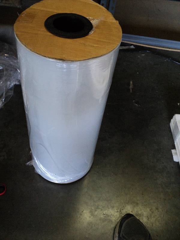 lot 1104 image: (1)roll clear plastic cellophane