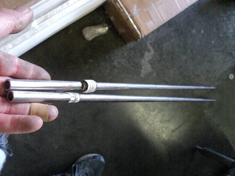 lot 1124 image: (2) CT lot 16 gauge tube Steel