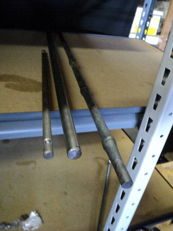 lot 1137 image: (3)ct lot misc.  steel rods