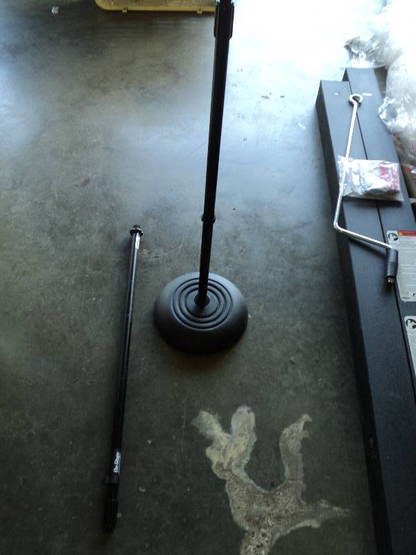 lot 1148 image: (2) CT lot microphone stands