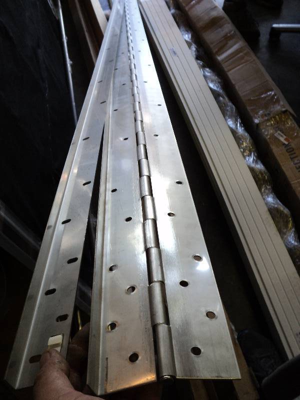 lot 1153 image: Assa Abloy piano hinge with attachment plate