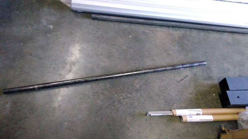 lot 5129 image: (1) piece steel tube bar stock