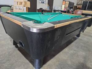 lot 6946 image: Dynamo Commercial Pool Table with Green Felt