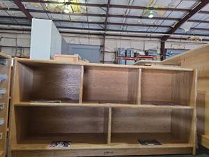 lot 47133 image: Kaplan Early Learning Company Wooden Storage Shelf Unit