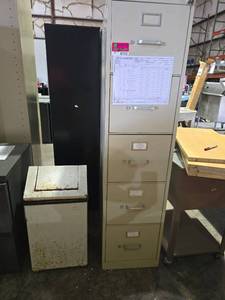 lot 47151 image: HON 5-Drawer Legal File Cabinet