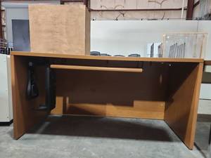 lot 47218 image: Office Desk with Wood Top