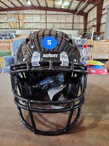 lot 47278 image: (4- Small)  Schutt Football Helmet Black with Facemask-New