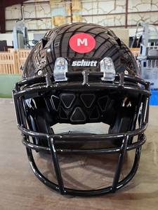 lot 47280 image: (4-Med) Schutt Youth Football Helmet - Black
