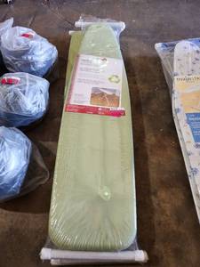 lot 47296 image: (2-Green) Household Essentials Fibertech T-Leg Ironing Board