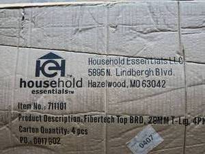 lot 47308 image: (Case of 4) Household Essentials LLC Ironing Boards With Covers. NEW - Unknown Designs