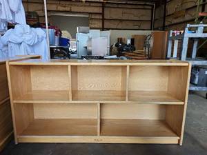 lot 47313 image: Kaplan Early Learning Company Wooden Storage Shelf Unit