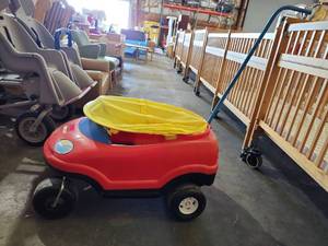 lot 47342 image: Little Tikes Cozy Coupe Ride-On Car with Canopy