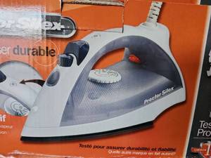 lot 47430 image: (4) Proctor Silex Durable Iron with Nonstick Soleplate and Vertical Steam - NEW