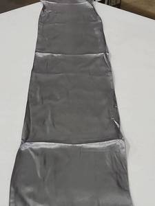 lot 47473 image: (100) Silver Satin Table Runners&nbsp- Event Decor