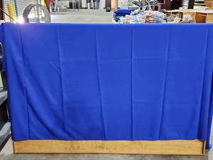lot 47480 image: (18) Blue Rectangle Table Cloths&nbsp- Event Decor
