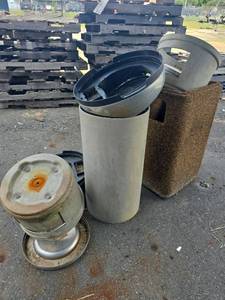 lot 47394 image: Commercial Outdoor Smoking Receptacles and Stand