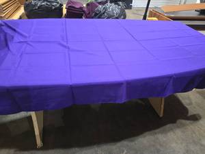 lot 47493 image: (37) Purple Tablecloths&nbsp- Event Decor