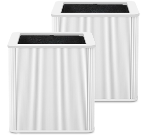 lot 50776 image: 211 Replacement Filter Compatible with 211 Air Purifier, 2-Stage Filtration System of H13 True HEPA Filter and Activated Carbon Filter, White, 2 Pack