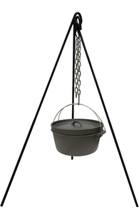 lot 50778 image: Cuisiland Camping Tripod Campfire Cooking Dutch Oven Tripod Adjustable Grill Tripod for Outdoor Campfire Cooking Camping, Picnic