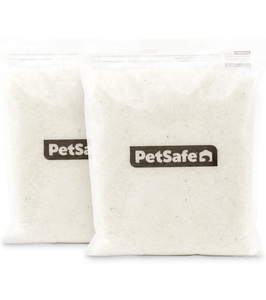 lot 50787 image: PetSafe ScoopFree Premium Crystal Cat Litter - Outperforms Clay Litter - Less Tracking, Dust for A Fresh Home - Non-Clumping - Two 4.3 lb Bags of Litter (8.6 lb Total) - Fragrance-Free