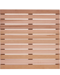 lot 50789 image: bingaai Cedar Wood Shower Mat, Cedar Wooden Bath Mats, Wood Bath Mat 24 x 24 in, Shower Stall Mat Non-Slip for Bathroom Bathtub Spa Sauna Garden Home, Wooden Floor Mat Large for Indoor and Outdoor