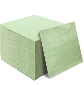 lot 50821 image: 50 Pieces 2-ply Sage Green Cocktail Napkins Beverage Napkins Dessert Napkins Disposable Paper Napkins for Wedding Birthday Party Paper Dinner Napkins
