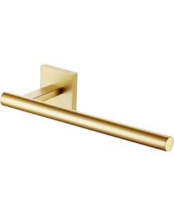 lot 50840 image: KOKOSIRI Bathroom Towel Bar Gold Hand Towel Holders Wall Mount Screw in Toilet Kitchen Rail Stainless Steel Bath Accessories, B3008BG