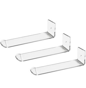 lot 51877 image: 2 Pcs Acrylic Headband Holders Clear Wall Headband Display Organizer Hairband Storage Holder Hair Ties Hanging Rack Wall Mount Jewelry Holder for Women Girls