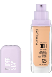 lot 51880 image: Maybelline Super Stay Lumi-Matte Foundation, Lightweight and Buildable Full Coverage Foundation Makeup For Up To 30HR Wear, 125, 1 Count