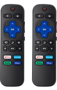 lot 51900 image: Pack of 2) Replacement Remote Control Compatible for Roku TV,for TCL Rokufor Hisense Rokufor Onn Roku(Not for Roku Stick,Box and Players)