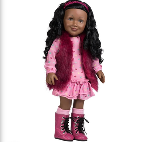 lot 51913 image: Amazing Girls 18 inch Doll Furry & Fabulous Jada