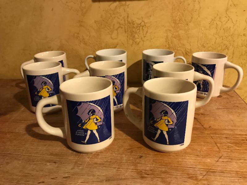 lot 174 image: Set of Morton Salt Coffee Cups