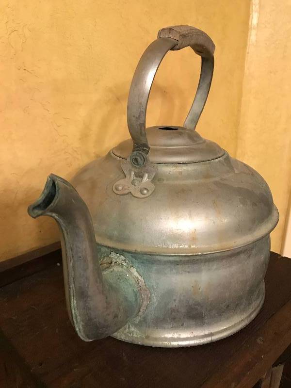 lot 208 image: Rustic Tea Kettle