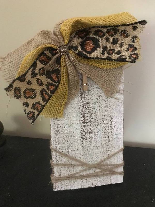 lot 1034 image: Animal Print Wood Frame